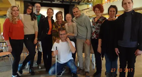 Мария Неделчева на семинар пред бойци в Швейцария