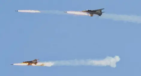 Руски въздушни удари са улучили 9 цели на ИД в Сирия за последните 24 ч. Руски въздушни удари са улучили 9 цели на ИД в Сирия за последните 24 ч.