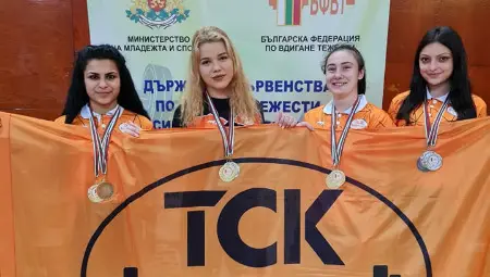Нови титли за тежкоатлетите на "Русе" на първенството в Хасково