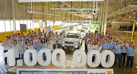 Само 4 години след старта Duster празнува автомобил № 1 000 000
