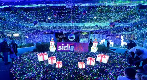 Коледни светлини в Канбера поставиха нов световен рекорд