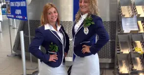 Елина тръгна с усмивка за Игрите в Баку