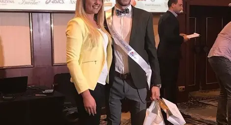 Мис и Мистър Баскет Галя Георгиева и Ники Николова. 