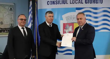 Данаил Ковачев и Георги Георгиев присъстваха на парад в Гюргево по случай Националния празник на Румъния