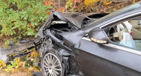 Румънец се преобърна на беленския баир