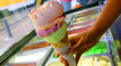 Сладолед по германски - с вкус на бира и активен въглен