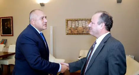 Премиерът Бойко Борисов се срещна с посланика на САЩ Ерик Рубин