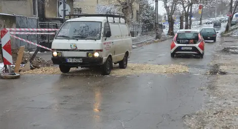 Шест бързи катастрофи в първия сняг