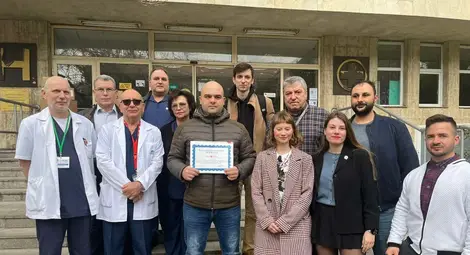 Дарени на болница &bdquo;Канев&ldquo; апарати свалят с 30% усложненията след операция