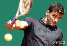 Гришо тръгна с трудна победа на Мастърса в Монте Карло