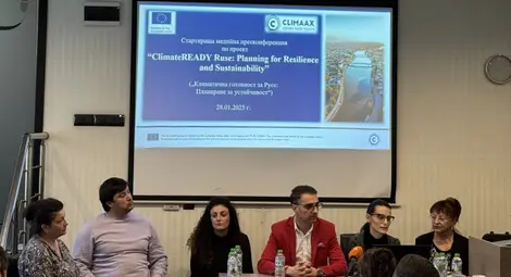 Проведе се откриваща пресконференция по проект за управление на климатичните рискове в Русе