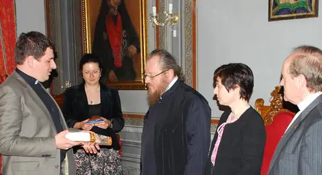 Гости от Германия посрещна  Русенският митрополит Наум