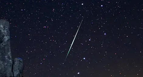 Пик на зимния звездопад на Северното полукълбо