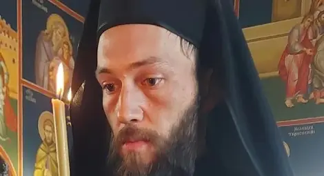 Дядо Наум подстрига нов монах с името Неофит в манастира „Св. Марина“ Дядо Наум подстрига нов монах с името Неофит в манастира „Св. Марина“