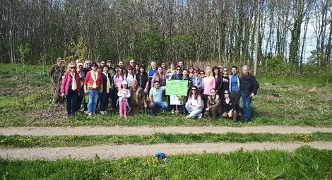Държавно ловно стопанство &bdquo;Дунав&ldquo; &ndash; гр. Русе обедини представители на държавния и неправителствения сектор в залесителска акция