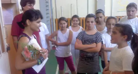 Със зумба парти деца преминаха в прогимназия