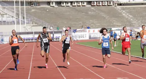 Венелин Георгиев на пистата...