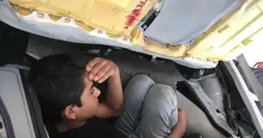 18-годишен сириец открит в  тайник на русенски мерцедес