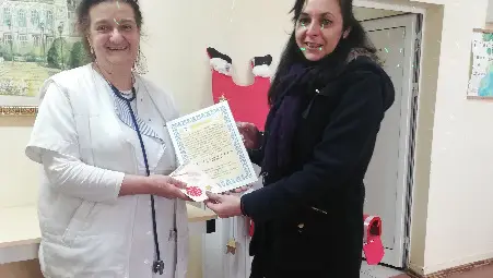 Медиците в Бяла отличени с "Благотворец храбър" Медиците в Бяла отличени с "Благотворец храбър"