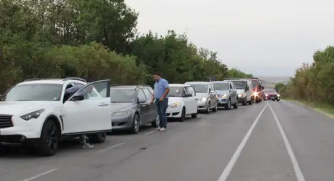 Гражданска блокада поиска по-добра поддръжка на пътя Русе-Две могили