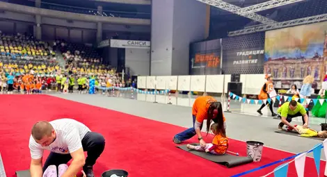 Спортен празник на детските градини в Русе събра над 500 малки участници