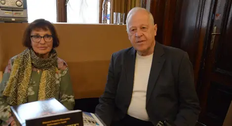 Авторите на книгата Мариана Мелнишка и Александър Геров. Снимка: Красимир СТОЯНОВ 