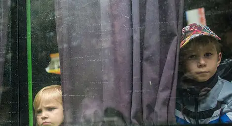 Славянск евакуира децата