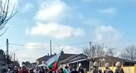 Щръклево отбеляза с шествие националния празник  на България 3 март