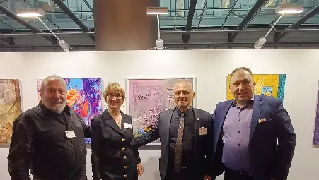 Картина на разградският талант Орхан Исмаил бе включена в изложба в Брюксел