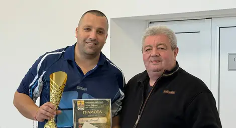 Пламен Балчев от Долна Студена спечели купата на кмета на 14-ия турнир по тенис на маса в Ценово