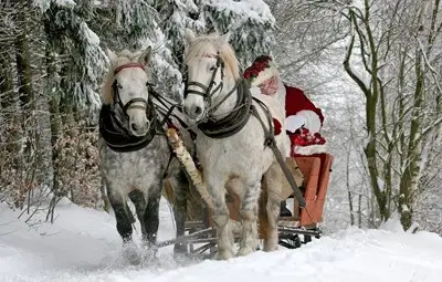Дядо Коледа увери децата, че Коледа не се отменя
