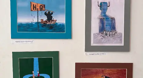 Изложба с карикатури от 67 държави бе открита в Доходното здание в Русе