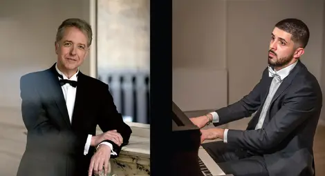 Белгийски професор и български талант изнасят концерт за две пиана в зала „Филхармония“ Белгийски професор и български талант изнасят концерт за две пиана в зала „Филхармония“