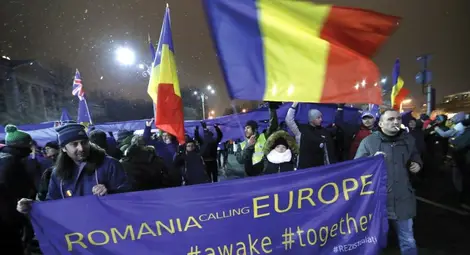 Хиляди румънци протестираха срещу промените в съдебната система