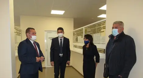 Кметът Пенчо Милков и директорът на ОДМВР ст. комисар Мирослав Дамянов откриха центъра.            Снимка: Русе Медиа