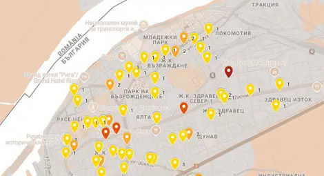 Депутатът Иван Белчев разпространи карта на инцидентите с пешеходци в Русе от 2020 до 2024 година Депутатът Иван Белчев разпространи карта на инцидентите с пешеходци в Русе от 2020 до 2024 година