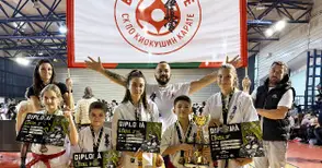 5 от 5 за каратистите на „Бушин“ в Гюргево