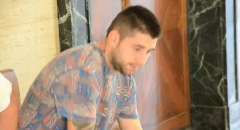 Славомир Стоичков пред съдебната зала.             Снимка: Архив