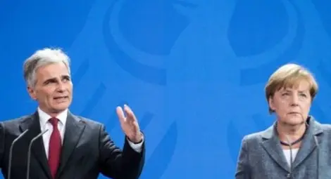 Австрийският канцлер се сопна на Меркел