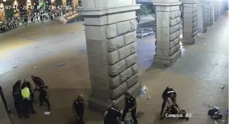 Ужасяващи кадри! Ето как полицията биеше протеста на 10 юли 2020 г.