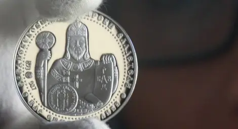 БНБ пусна сребърна монета "Цар Симеон Велики"