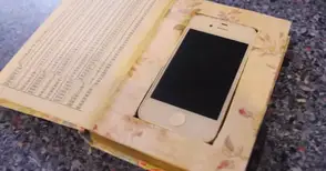 Адвокат внесъл GSM за арестант в издълбан в бележник тайник