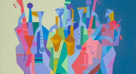 Живопис, вдъхновена от музиката: Гриша Кубратов открива изложба в Доходното здание