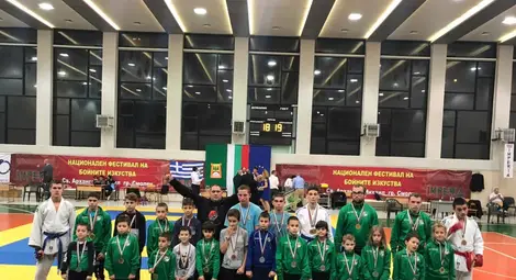 Бойците на Кисев с 30 медала от международен турнир по джу-джицу