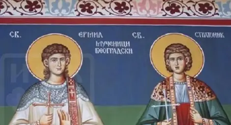 Удавили в Дунав св. мъченици Ермил и Стратоник
