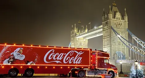 Тази Коледа камионът на Coca-Cola ще мине през градовете с най-дебели жители на Острова