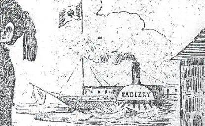 Преглед на печата отпреди 151 години: „Радецки“ вади от строя в нощен сблъсък турски кораб Преглед на печата отпреди 151 години: „Радецки“ вади от строя в нощен сблъсък турски кораб