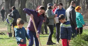 Първата Коледна гора в Русе се роди на Сирни заговезни