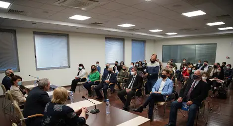 Проф. Анастас Герджиков се срещна с медици,  студенти и преподаватели от Русенския университет