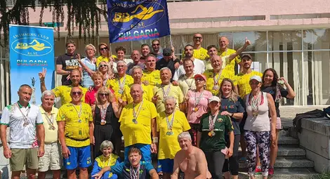 Десета поредна година плувците на &bdquo;Ирис Русе Ветерани&ldquo; са комплексен национален шампион